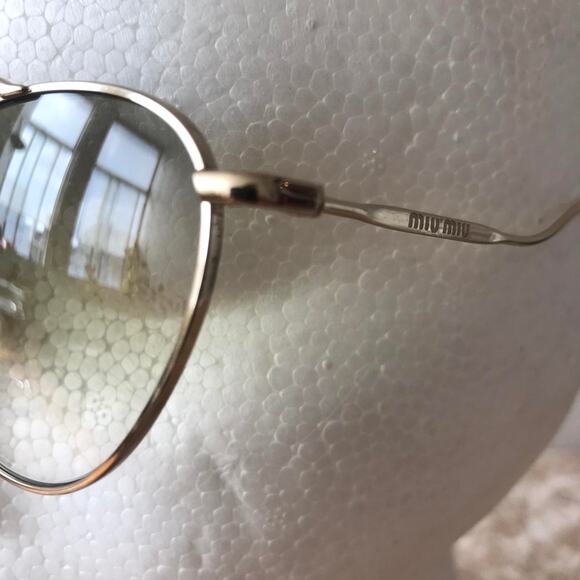 Miu Miu Silver Frame Glasses main image 8